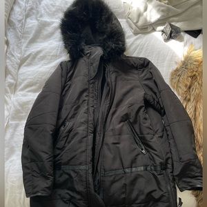 Zara Black Winter Coat